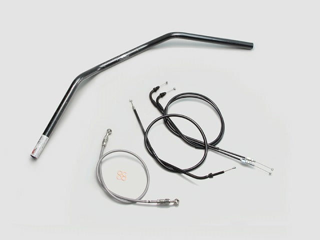 トラッカーLOW ハンドルセット ブラック GROM グロム (16- JC61-1300001-/JC75)