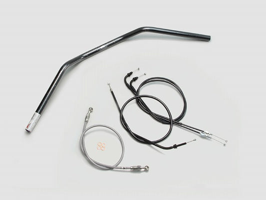 トラッカーLOW ハンドルセット ブラック GROM グロム (16- JC61-1300001-/JC75)