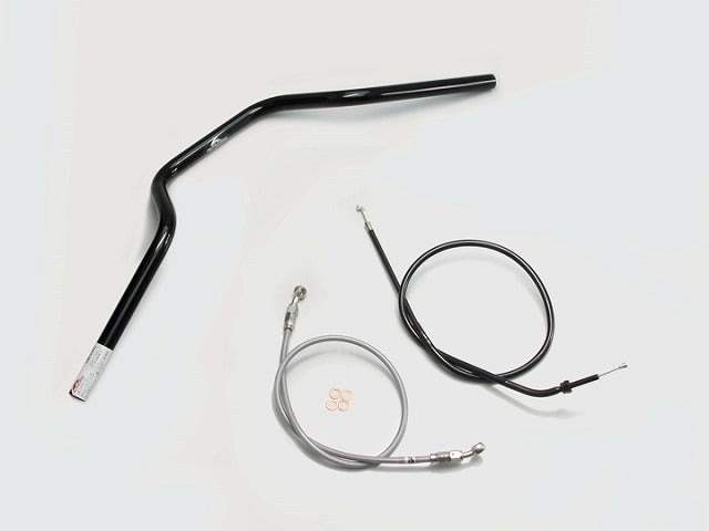 ヨーロピアン3型 ハンドルセット ブラック GROM グロム (16- JC61-1300001-/JC75)