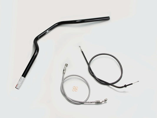 ヨーロピアン3型 ハンドルセット ブラック GROM グロム (16- JC61-1300001-/JC75)