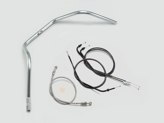 250ドレッサー ハンドルセット クロームメッキ GROM グロム (16- JC61-1300001-/JC75)