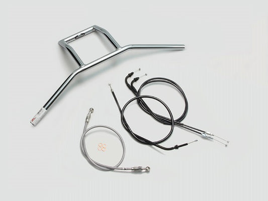 240Z型 ハンドルセット クロームメッキ GROM グロム (16- JC61-1300001-/JC75)