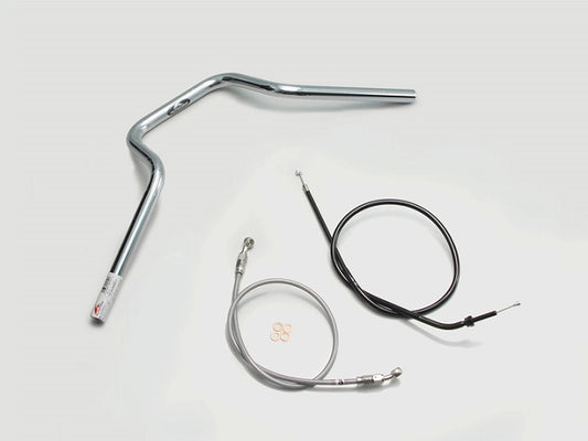 クォーター4型 ハンドルセット クロームメッキ GROM グロム (16- JC61-1300001-/JC75)