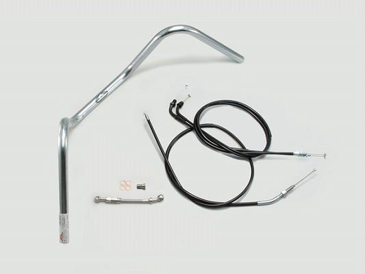 200アップ1型 ハンドルセット クロームメッキ CB400SF VTEC Revo(14-16 ABS車)