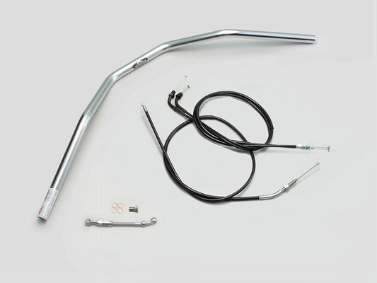 Super Tracker Handlebar Set, Chrome Plated, CB400SF VTEC Revo (14-16 ABS Models)