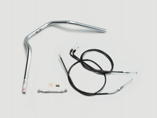 Narrow 4-Type Handlebar Set, Chrome Plated, CB400SF VTEC Revo (14-16 ABS Models)