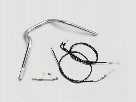 ナロー5型 ハンドルセット クロームメッキ CB400SF VTEC Revo(14-16 ABS車)