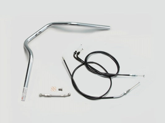 POLICE 4-Type Handlebar Set Chrome Plating CB400SF VTEC Revo (14-16 ABS models)