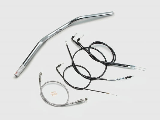 コンチ1型 ハンドルセット クロームメッキ GB250クラブマン (90-94 MC10-1300001-1499999)