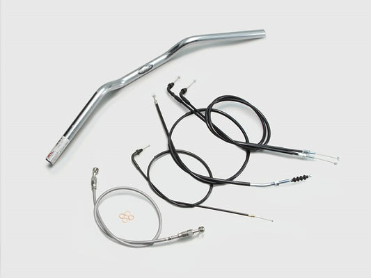 BMコンチ1型 ハンドルセット クロームメッキ GB250クラブマン (90-94 MC10-1300001-1499999)