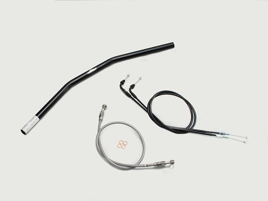 フラット1型 ハンドルセット ブラック GB250クラブマン (90-94 MC10-1300001-1499999)