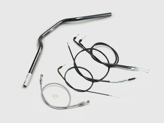 European 1-Type Handlebar Set, Black, GB250 Clubman (90-94 MC10-1300001-1499999)