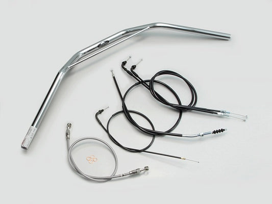 トラッカーHIGH ブリッジ付 ハンドルセット クロームメッキ GB250クラブマン (90-94 MC10-1300001-1499999)