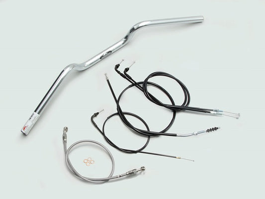 Forward Continental Type 2 Handlebar Set Chrome Plated GB250 Clubman (90-94 MC10-1300001-1499999)