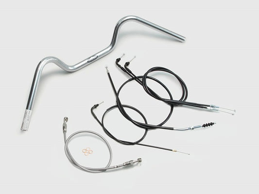 90フォワードアップ ハンドルセット クロームメッキ GB250クラブマン (90-94 MC10-1300001-1499999)