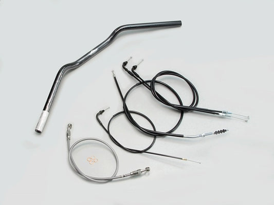 フラットコンチ1型 ハンドルセット ブラック GB250クラブマン (90-94 MC10-1300001-1499999)