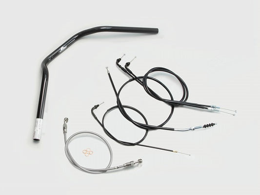 POLICE 3型 ハンドルセット ブラック GB250クラブマン (90-94 MC10-1300001-1499999)