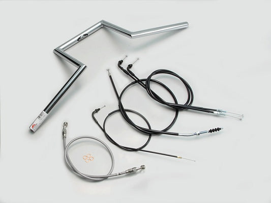 200ロボット2型 ハンドルセット クロームメッキ GB250クラブマン (90-94 MC10-1300001-1499999)