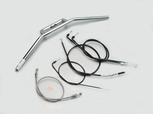 100Z型 ハンドルセット クロームメッキ GB250クラブマン (90-94 MC10-1300001-1499999)