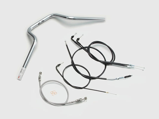 Quarter 4 Type Handlebar Set Chrome Plating GB250 Clubman (90-94 MC10-1300001-1499999)