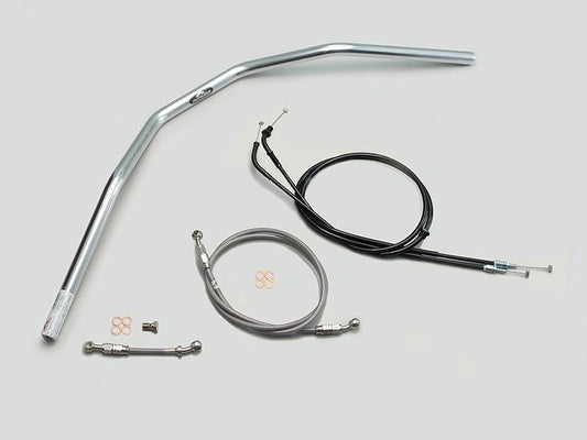 Super Tracker Handlebar Set Chrome Plated CB1300SF '10-13 ABS Model