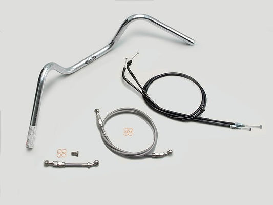 140 Forward Up Handlebar Set, Chrome Plated, for CB1300SF '10-13 (ABS Model)