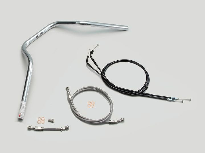 POLICE 4型 ハンドルセット クロームメッキ CB1300SF'10-13 ABS車