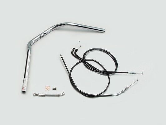 Narrow 2-Type Handlebar Set, Chrome Plated, CB400SF '08-13 (ABS Models)