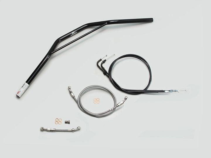 トラッカースペシャル ブリッジ付 ハンドルセット ブラック CB1100RS