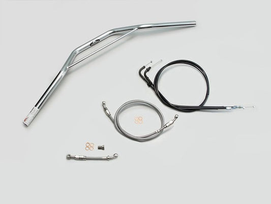 Tracker Special Handlebar Set with Bridge, Chrome Plated, CB1100RS