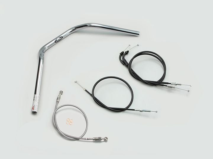 ナロー2型 ハンドルセット クロームメッキ CB250R ABS無車