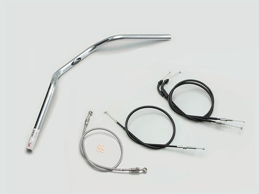 European 2 Type Handlebar Set, Chrome Plated, CB250R (non-ABS model)