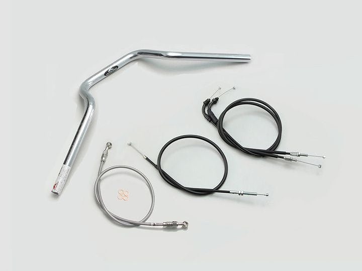 クォーター3型 ハンドルセット クロームメッキ CB250R ABS無車