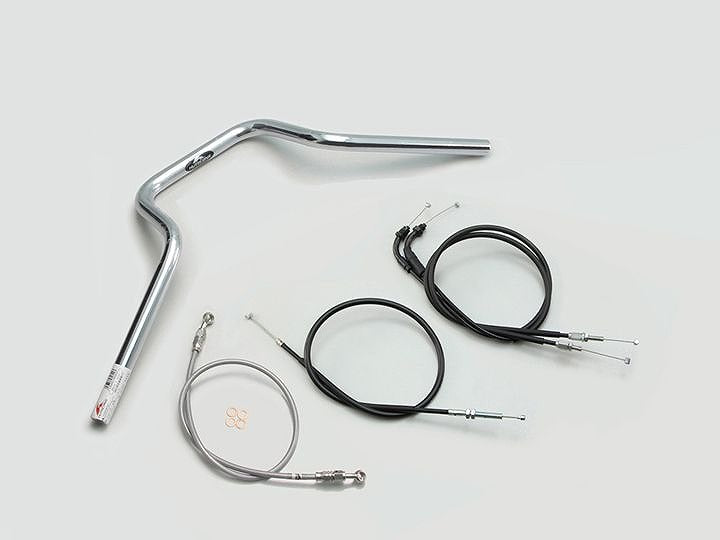 クォーター4型 ハンドルセット クロームメッキ CB250R ABS無車