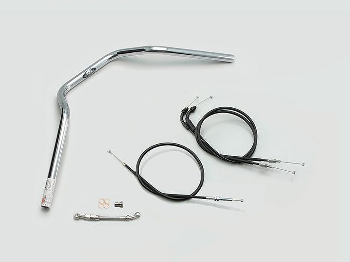 POLICE 3型 ハンドルセット クロームメッキ CB125R