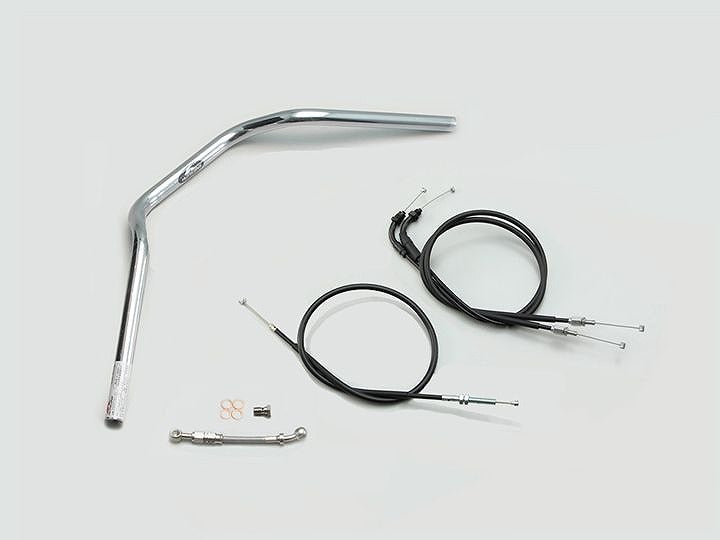 POLICE 2型 ハンドルセット クロームメッキ CB125R