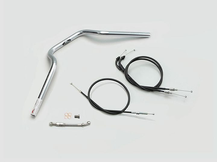クォーター3型 ハンドルセット クロームメッキ CB125R