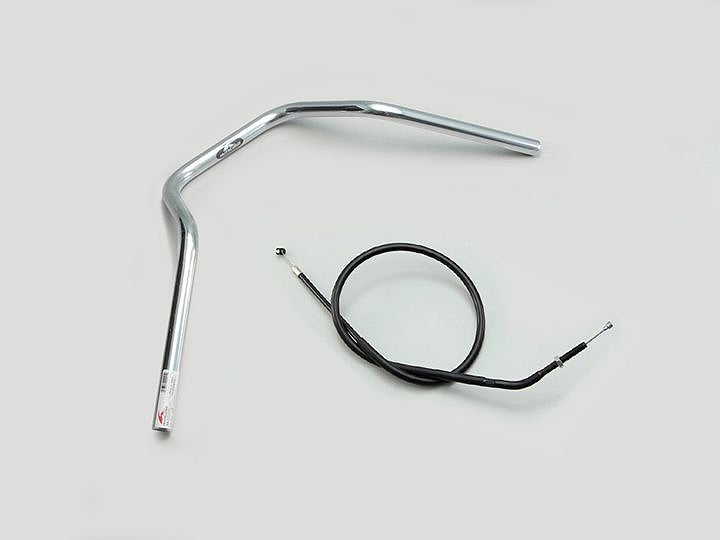 ナロー4型 ハンドルセット クロームメッキ モンキー125 ABS