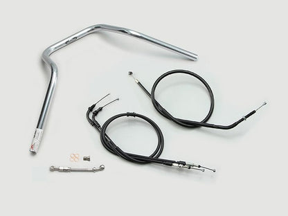 ナロー5型 ハンドルセット クロームメッキ モンキー125 ABS