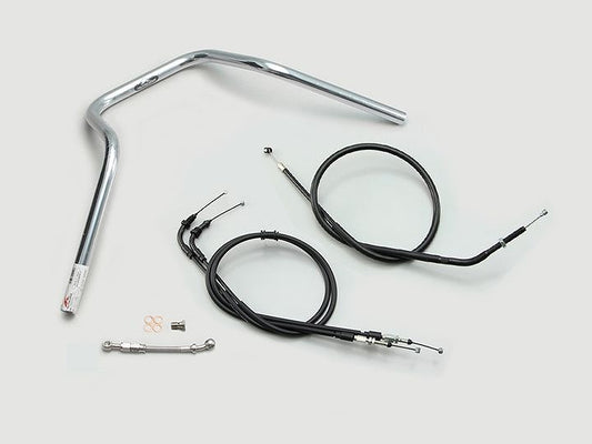 Narrow 5-Type Handlebar Set, Chrome Plated, Monkey 125 ABS