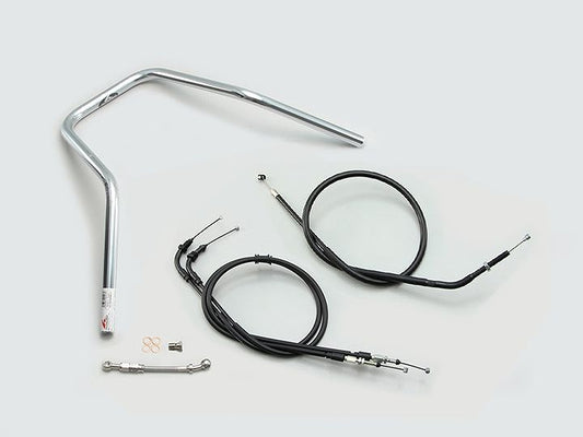 Super Narrow Handlebar Set, Chrome Plated, Monkey 125 ABS