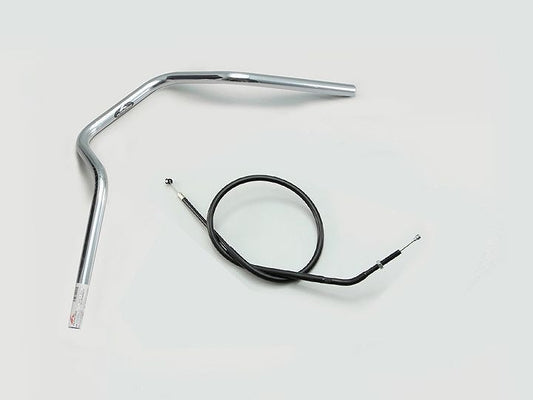 POLICE 4-Type Handlebar Set, Chrome Plated, Monkey 125 ABS