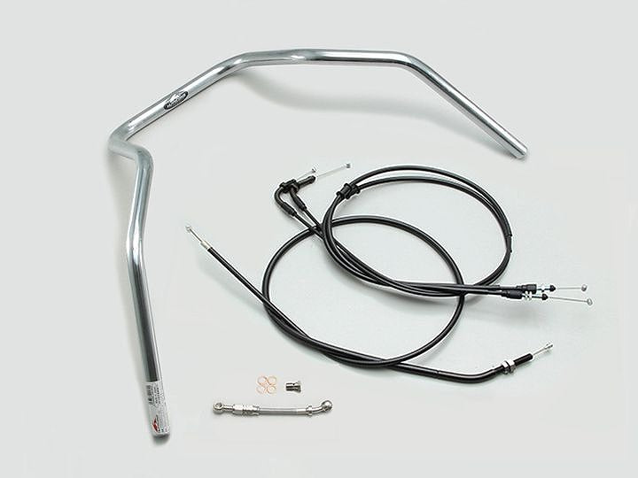 300シックスベンド ハンドルセット クロームメッキ モンキー125 ABS
