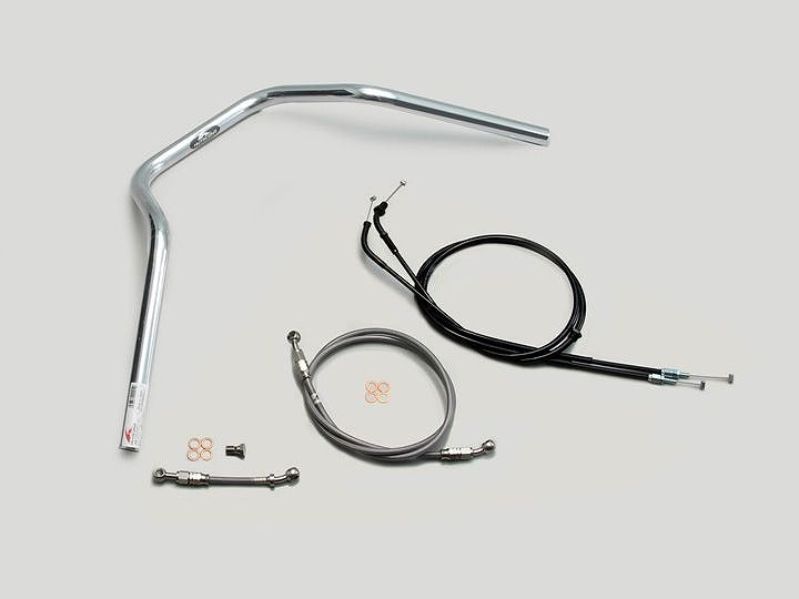 ナロー4型 ハンドルセット クロームメッキ CB1300SB'14-19 ABS車