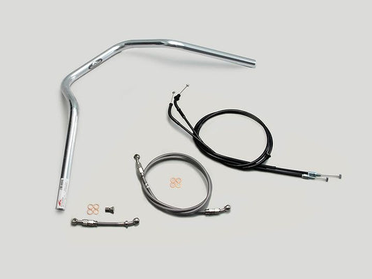 ナロー4型 ハンドルセット クロームメッキ CB1300SB'14-19 ABS車