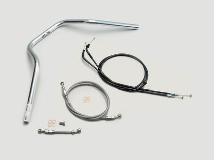 POLICE 4型 ハンドルセット クロームメッキ CB1300SB'14-19 ABS車