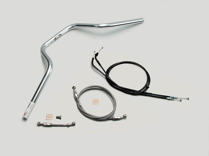 ヨーロピアン4型 ハンドルセット クロームメッキ CB1300SB'14-19 ABS車