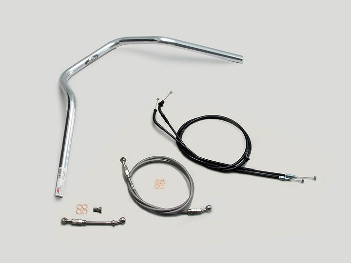 ナロー4型 ハンドルセット クロームメッキ CB1300SB