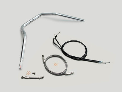 ナロー4型 ハンドルセット クロームメッキ CB1300SB