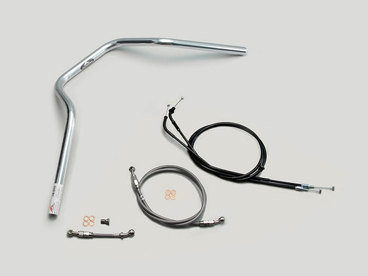 POLICE 4-Type Handlebar Set, Chrome Plated, CB1300SB